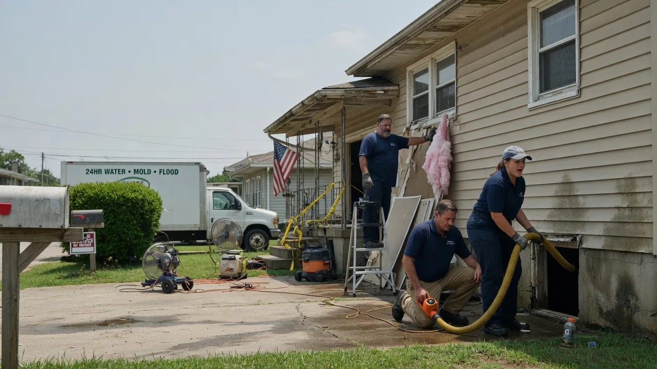 Water Damage Repair in Java, SD near me